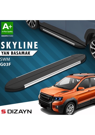 S-dizayn Swm G03f Skyline Krom Yan Basamak 193 Cm 2023 Üzeri A+ Kalite