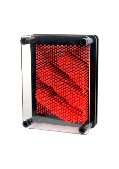 Küçük Boy 13x10 Cm Kırmızı Pin Art Vıp Red 3-dimensional Pin Sculpture Kırmızı Pinart 3d Çivi Sanatı