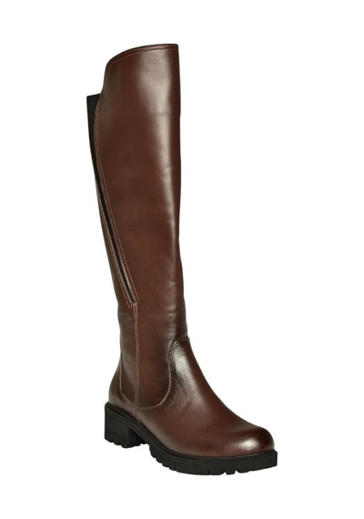 Fox Shoes V654082203 Kahverengi Hakiki Deri Kadın Çizme Kahverengi-hakiki Deri