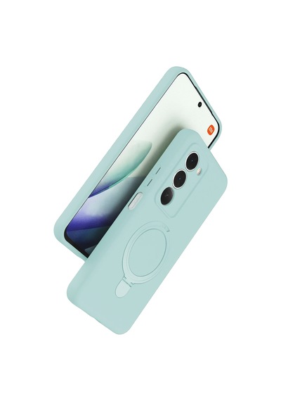 Newface - 824 - Xiaomi Redmi 15 4g Regal Magsafe Standlı Kapak - - Csmo-tex - Su Yeşili Diğer