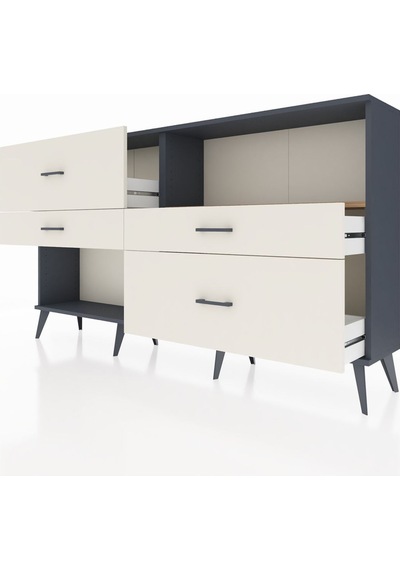 Arges Konsol Tek Raflı 4 Çekmeceli 176x30x99 Antrasit-çam/aytaşı Atlas Çam/aytası - Antrasıt Arges Konsol Tek Raflı 4 Çekmeceli 176x30x99 Antrasit-çam/aytaşı Atlas Çam/aytası - Antrasıt