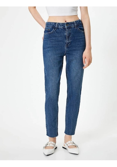 Koton Kadın Jean Pantolon Koyu İndigo 5wal40020md 25ky59000082 Y5907