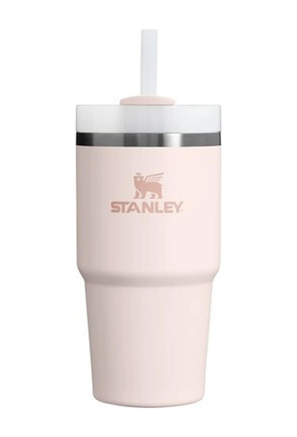 Stanley Quencher Pipetli Termos 0,6 Lt Pudra Siyah - Yeşil