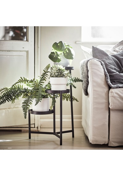 Ikea Olivblad Çiçeklik 58 Cm Siyah