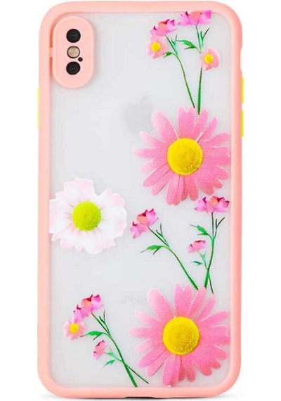 Apple Uyumlu iPhone X Kılıf Zore Fily Kapak Pembe