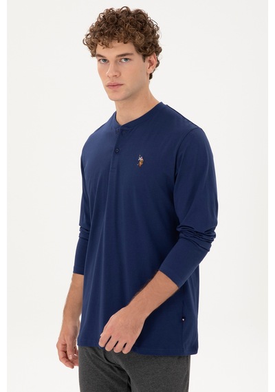 U.s. Polo Assn. Erkek Lacivert Pijama Takım 50301731-vr033 Lacivert