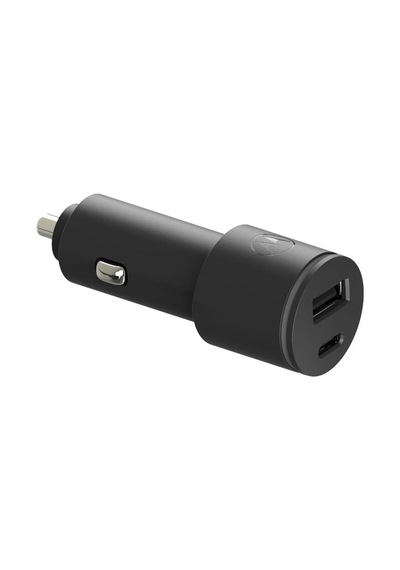 Tr Turbopower Share Araç Şarj Cihazı Solo- 45w Çift Bağlantı Noktalı Usb-a, Moto G Power İçin Usb-c Çıkışı,