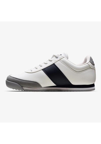 Lescon Flint 3 İnce Taban Erkek Sneakers Spor Ayakkabı Beyaz - Lacivert