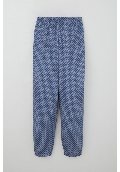 Breeze Erkek Çocuk Pijama Takımı Kare Desenli 9-12 Yaş, Mavi Mavi