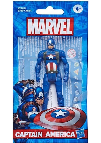 Marvel Aksiyon Figürleri 9.5 CM Captain America E7837-E7848