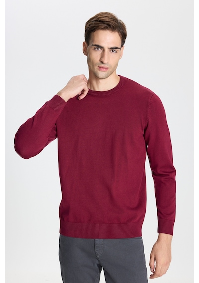 AC&Co / Altınyıldız Classics Erkek Bordo Standart Fit Normal Kesim Bisiklet Yaka Triko Kazak Bordo AC&Co / Altınyıldız Classics Erkek Bordo Standart Fit Normal Kesim Bisiklet Yaka Triko Kazak Bordo