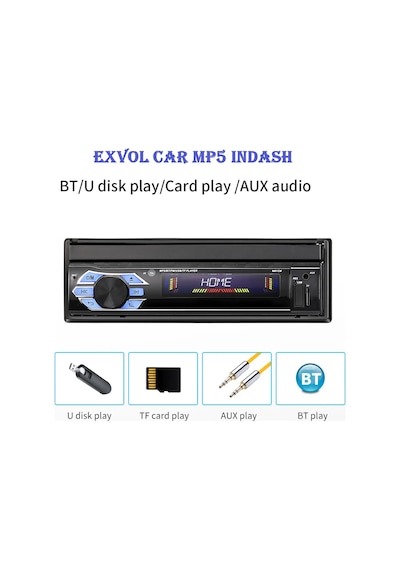 Exvol İndash 7 İnc Double Teyp 2 Usb'li Dokumatik 1080p+kamera