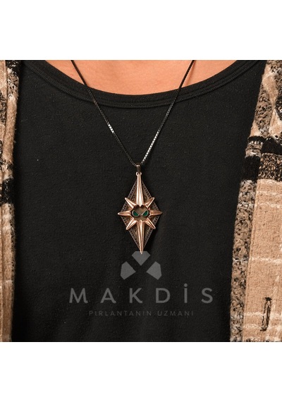 0.85 Karat Tasarım Pırlanta Kolye 01224354