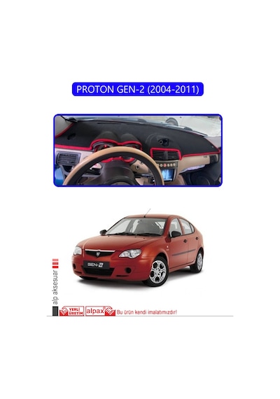 Proton Gen-2 2004-2011 Torpido Koruma Halısı Mavi Kenar
