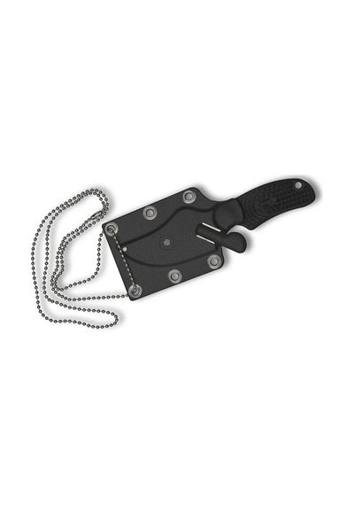 Spyderco Ark H1 W/sheath Plainedge Kamp Bıçak Siyah