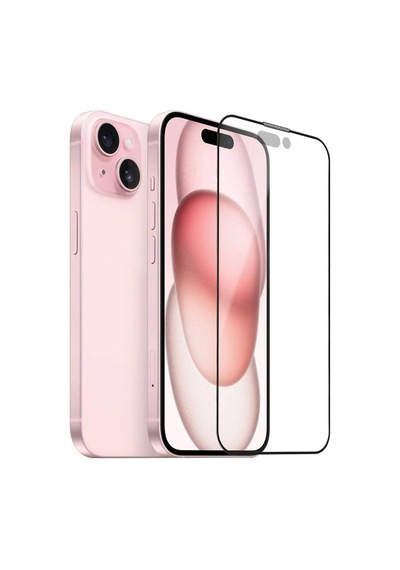 Vendas Apple Uyumlu iPhone 15 Pro Max  Anti-dust Warrior 9d Full Cover Temperli Cam Ekran Koruyucu
