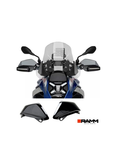 Bmw Motorrad 1300 Gs Yükseltilmiş Elcik Korumaları - Sağ Ve Sol - Siyah