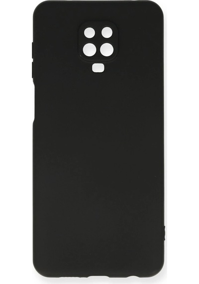Newface Xiaomi Redmi Note 9 Pro Kılıf Nano İçi Kadife Silikon Semeglbl - 10 - Siyah Sıyah