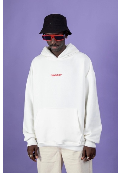 Startmore Asperitas Sırt Baskılı Oversize Unisex Beyaz Beyaz