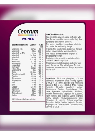 Centrum Women 30 Tablet