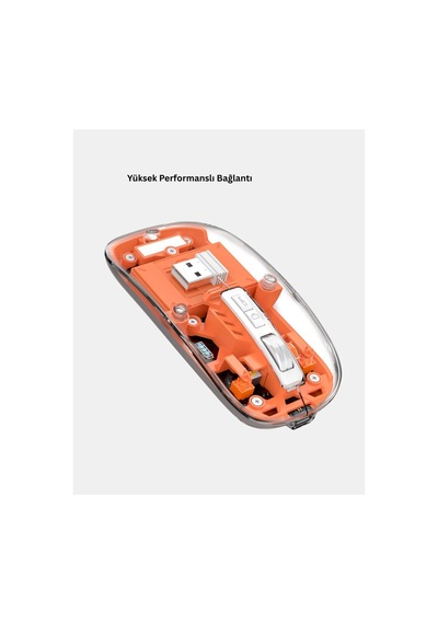 Kablosuz Çift Modlu Mouse Bluetooth 5.0 + 2.4ghz Tkndhmngo Çok Renkli Diğer