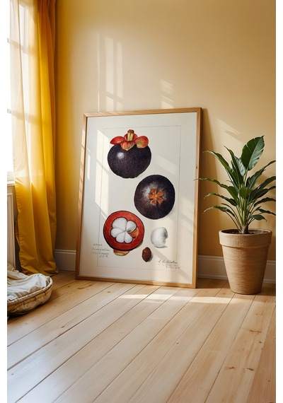 Lezzetli Anlar Temalı Ahşap Çerçeveli Poster Tablo 50 Ahşap 01