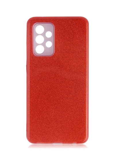Galaxy A52 Kılıf Simli Renkli Silikon