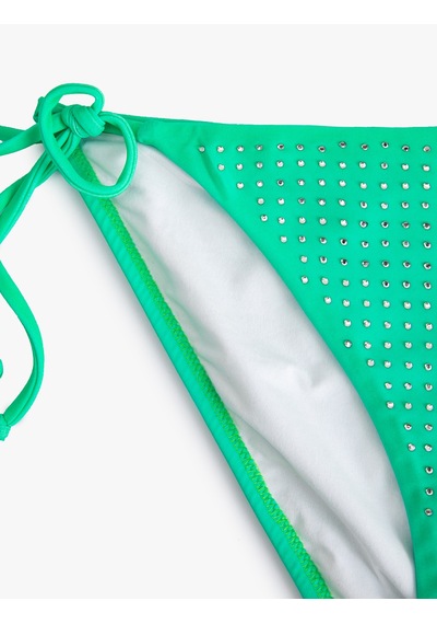 Koton Taş Baskılı Bikini Altı Yeşil 4sak00115mm Yeşil