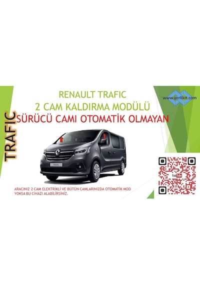 Renault Trafic 2 Li Ca Sürücü Camı Otoamtik Olmayan