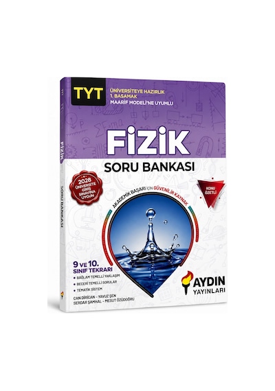 2028 Maarif Model Aydın Tyt Fizik Soru Bankası Üniversiteye Hazırlık 1. Basamak