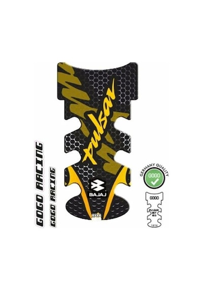 Bajaj Pulsar 2014-2023 Uyumlu Tank Pad Set 003