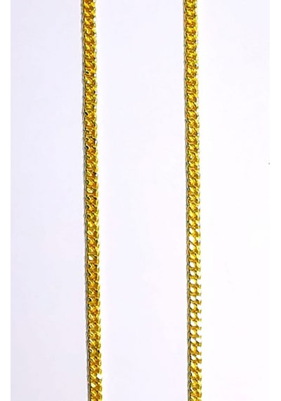Omar Silver Unisex Gurmet 1,9 Mm Gold Altın Kaplama Gümüş Kolye Z