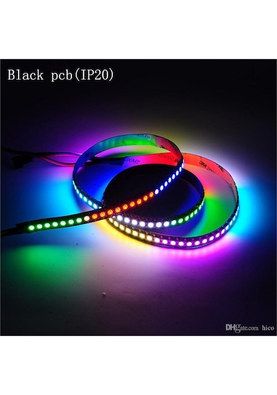 WS2812B 144 Ledli ARGB 5V Pixel Şerit Led Magic Led 1M