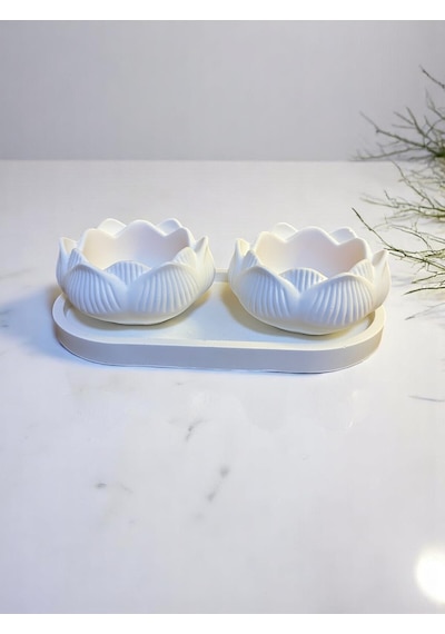 Bernami Mumluk Şamdanpinterest Lotus Mumluk İkili Ve Tepsili Mumlar Dahil Diğer