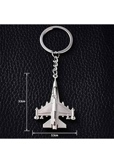 Savaş Uçağı Anahtarlık Metal