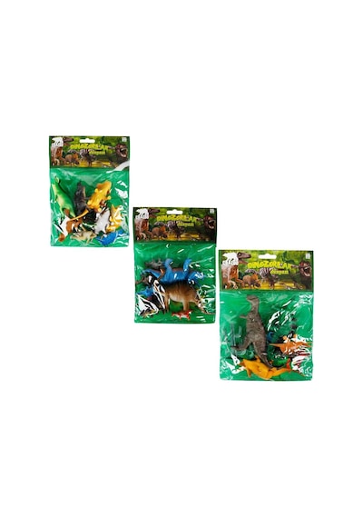 Dinozorların Dünyası Poşetli Hayvan Oyun Seti Orta Boy
