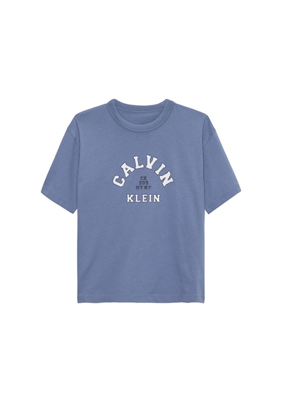 Calvin Klein Erkek Çocuk Tişört Ib0ıb02637 Mavi