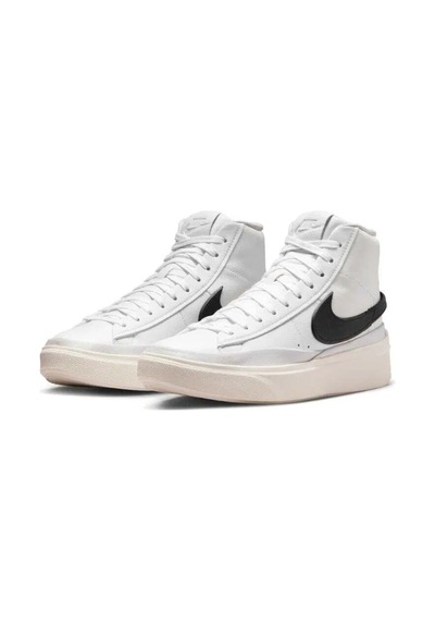 Nike Blazer Phantom Mid Erkek Sneaker Ayakkabı Dar Kalıp Beyaz - 638473054 Beyaz