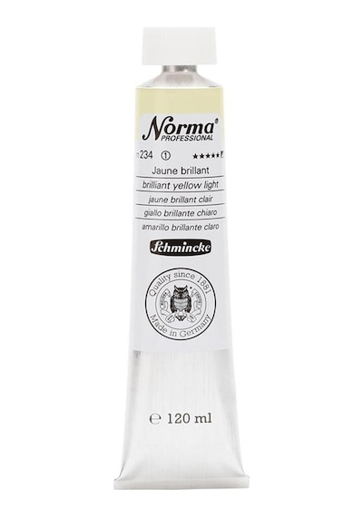 Schmincke Norma Profesyonel Yağlı Boya 120 ML 234 Brilliant Yellow Light