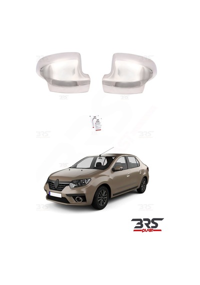 Renault Symbol Uyumlu 2013 Ve Üzeri Krom Ayna Kapağı 2 Parça Paslanmaz Çelik