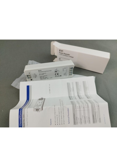 Ev-1 - Led Amplifikatör 12v 5v 24v 36v Dc 1ch Tek Renkli Led