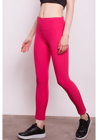 JUMENT Power Strech Likralı Dar Kesim Yüksek Bel Beli Lastikli Bilek Boy Kumaş Pantolon-fujya JUMENT Power Strech Likralı Dar Kesim Yüksek Bel Beli Lastikli Bilek Boy Kumaş Pantolon-fujya