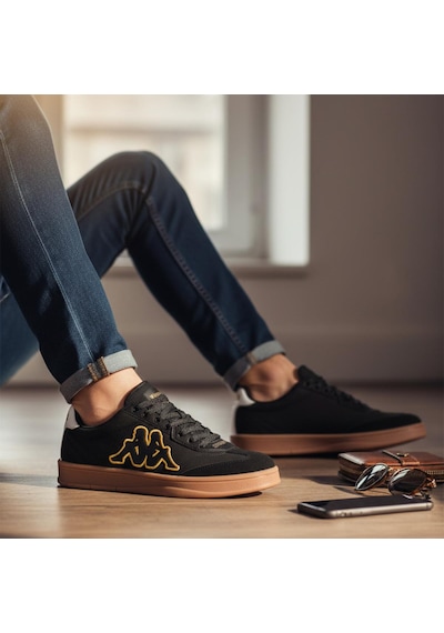 Papatay Santiago Kp-1039m Ortopedik Taban Günlük Unisex Spor Ayakkabı Kadın Erkek Spor Siyah