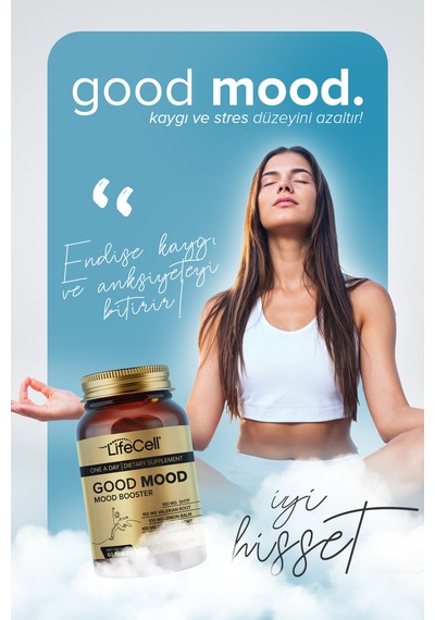 Good Mood Booster 5Htp Ve Valerian İçen Takviye Edici Gıda 60 Tablet