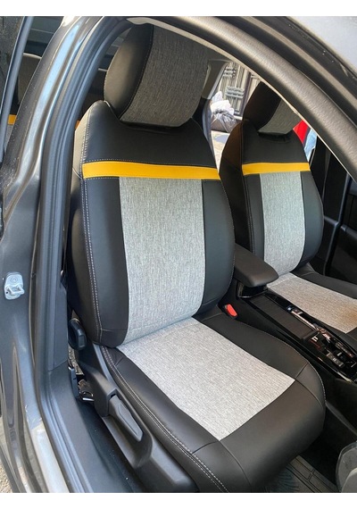 Citroen C4 2021-2025 Arası Arka Sırt 2 Parça - Oto Koltuk Kılıfı