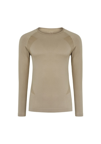 Thermoform Seamless Termal Sweatshirt Kum Bej