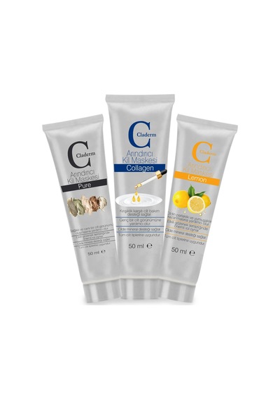 Claderm 3'lü  (Pure-Collagen-Lemon) Avantaj Paketi 50 ML