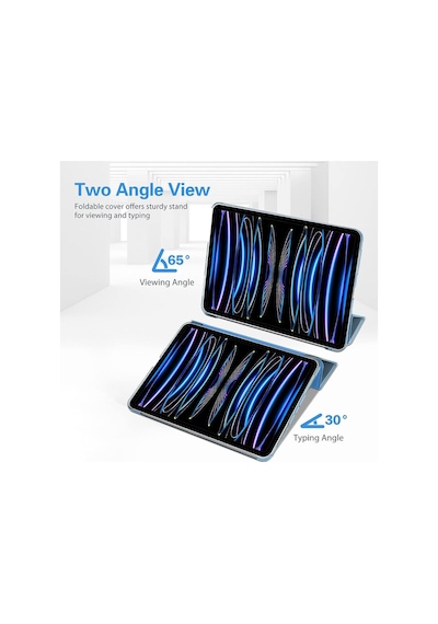 Apple Uyumlu iPad Pro 4. Nesil M2 2022 11 Inç Tablet Flip Smart Standlı Akıllı Kılıf Smart Cover Kılıf