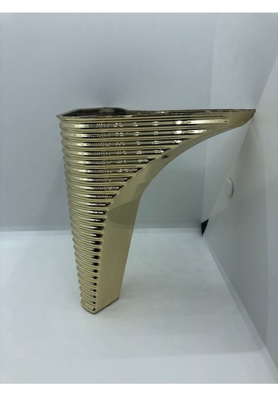 DEKORATİF, 15 CM GOLD KAPLAMA BAZA,KOLTUK,MOBİLYA AYAĞI (4 ADET)