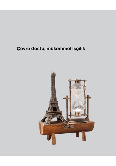 Ev, Ofis Ve Kafeler İçin Retro Ahşap Kum Saati Dekorasyonu Diğer